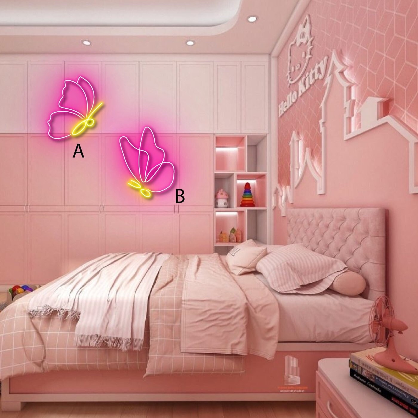 Butterfly Wings Neon Sign Wall Decoration Gift