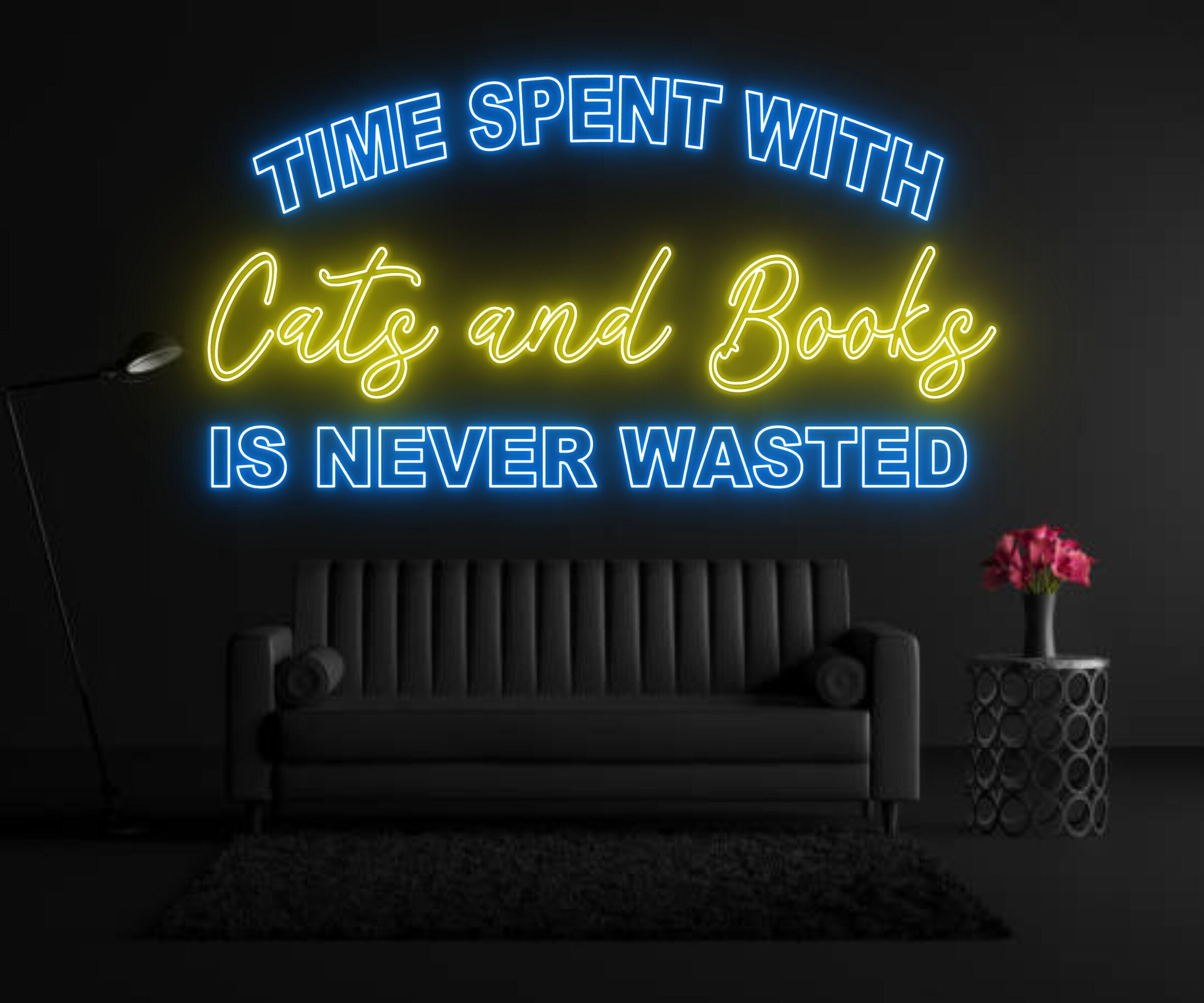 Time Spent With Cat Neon Signs