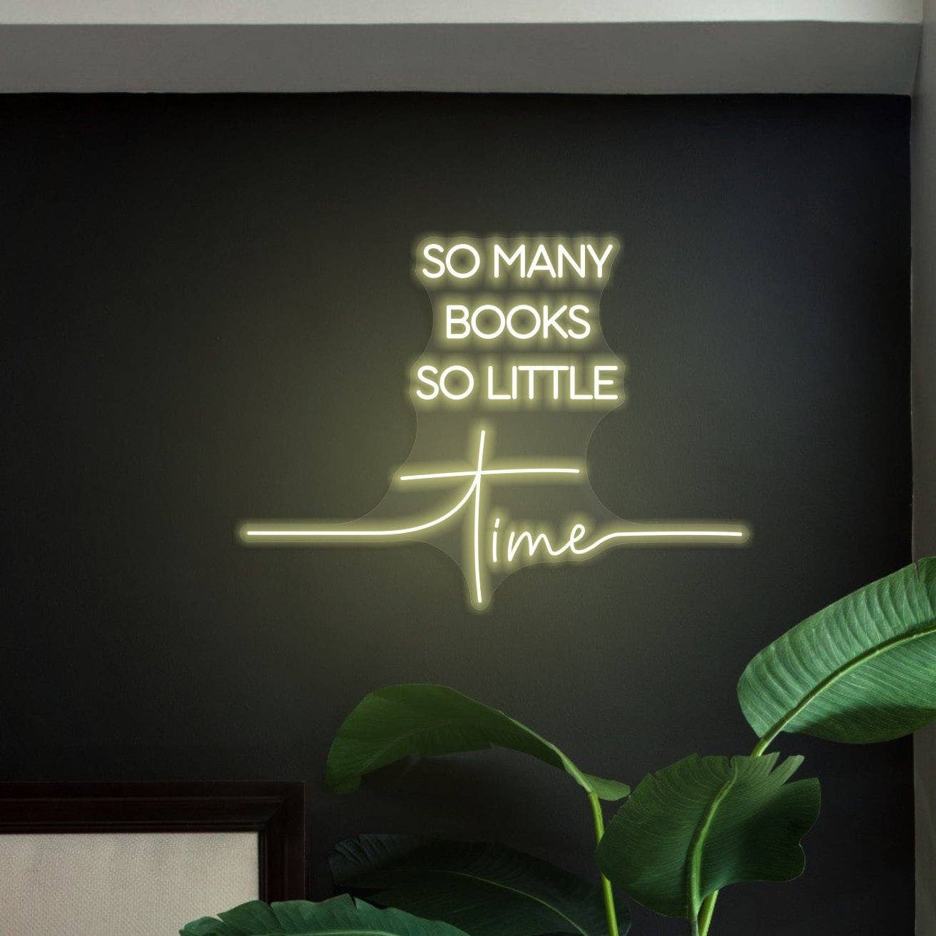 Book Quote Neon Sign Lights Decor for Book Lover