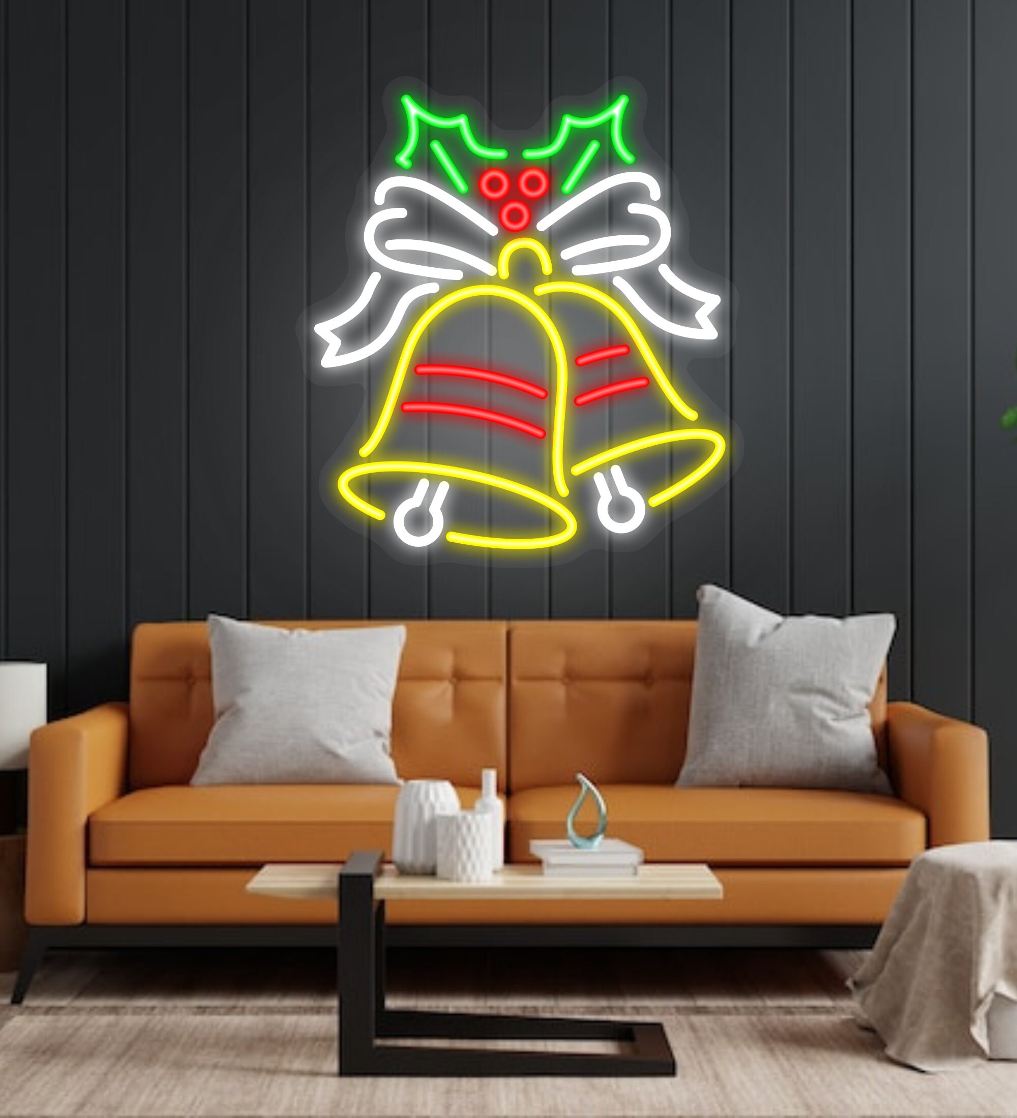 Bell Holly Neon Sign