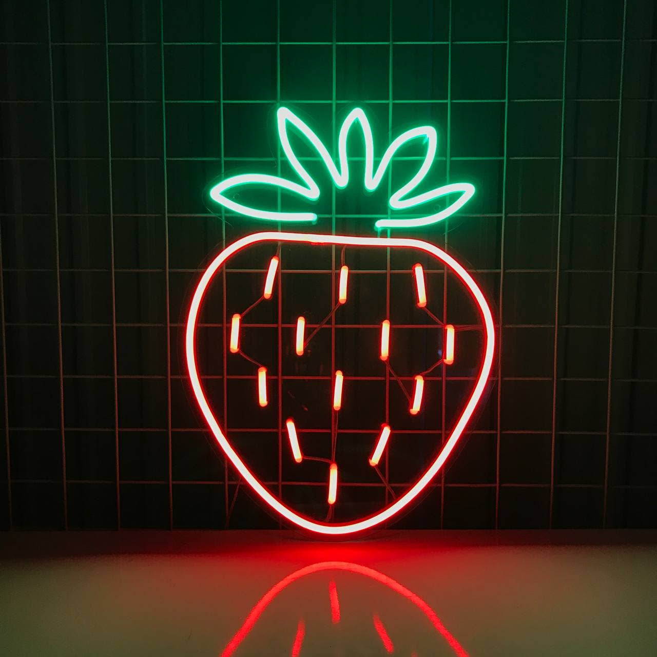 Strawberry Neon Sign Fruits Led Sign Wall Decor