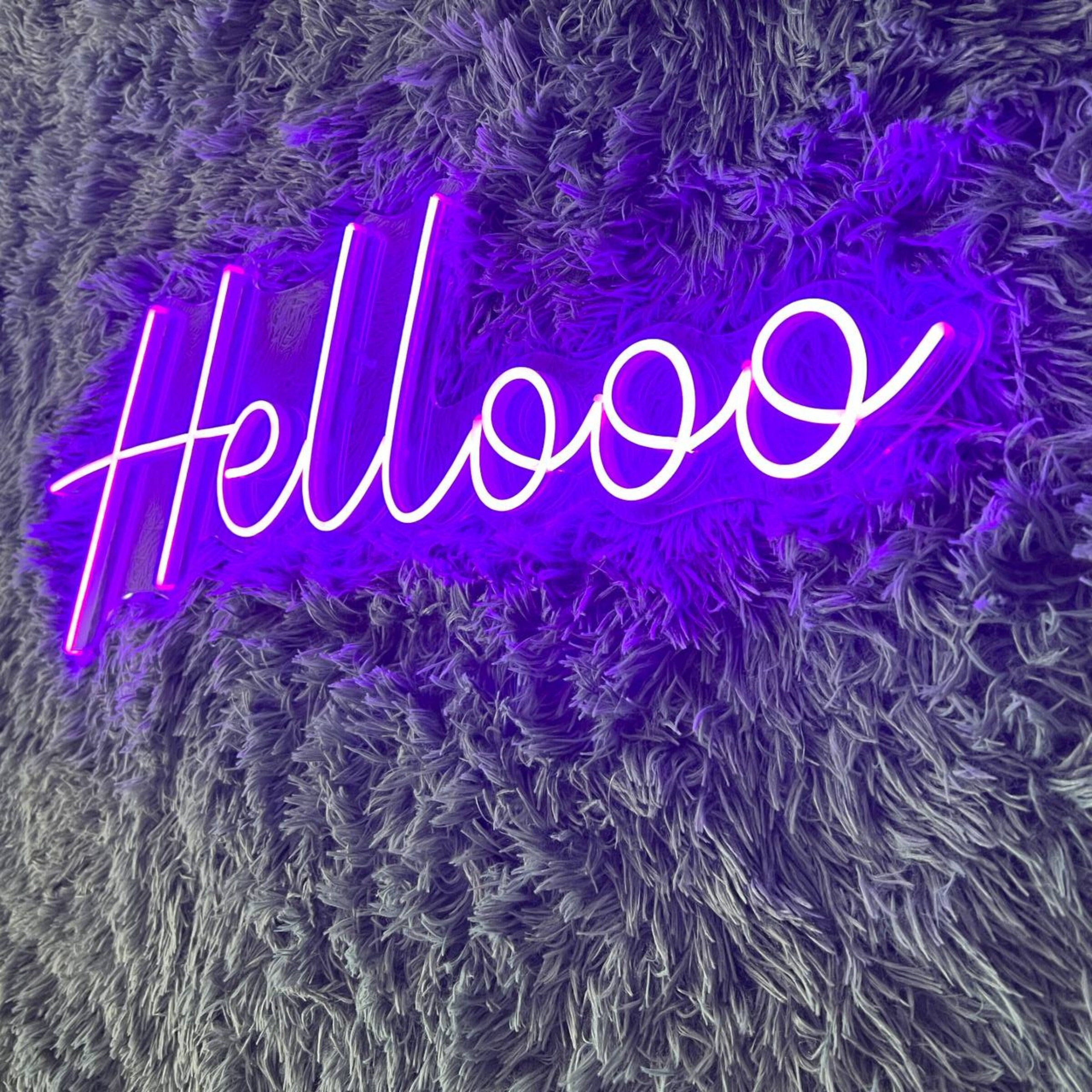 Hello Welcome Open Neon Signs Letters Decor