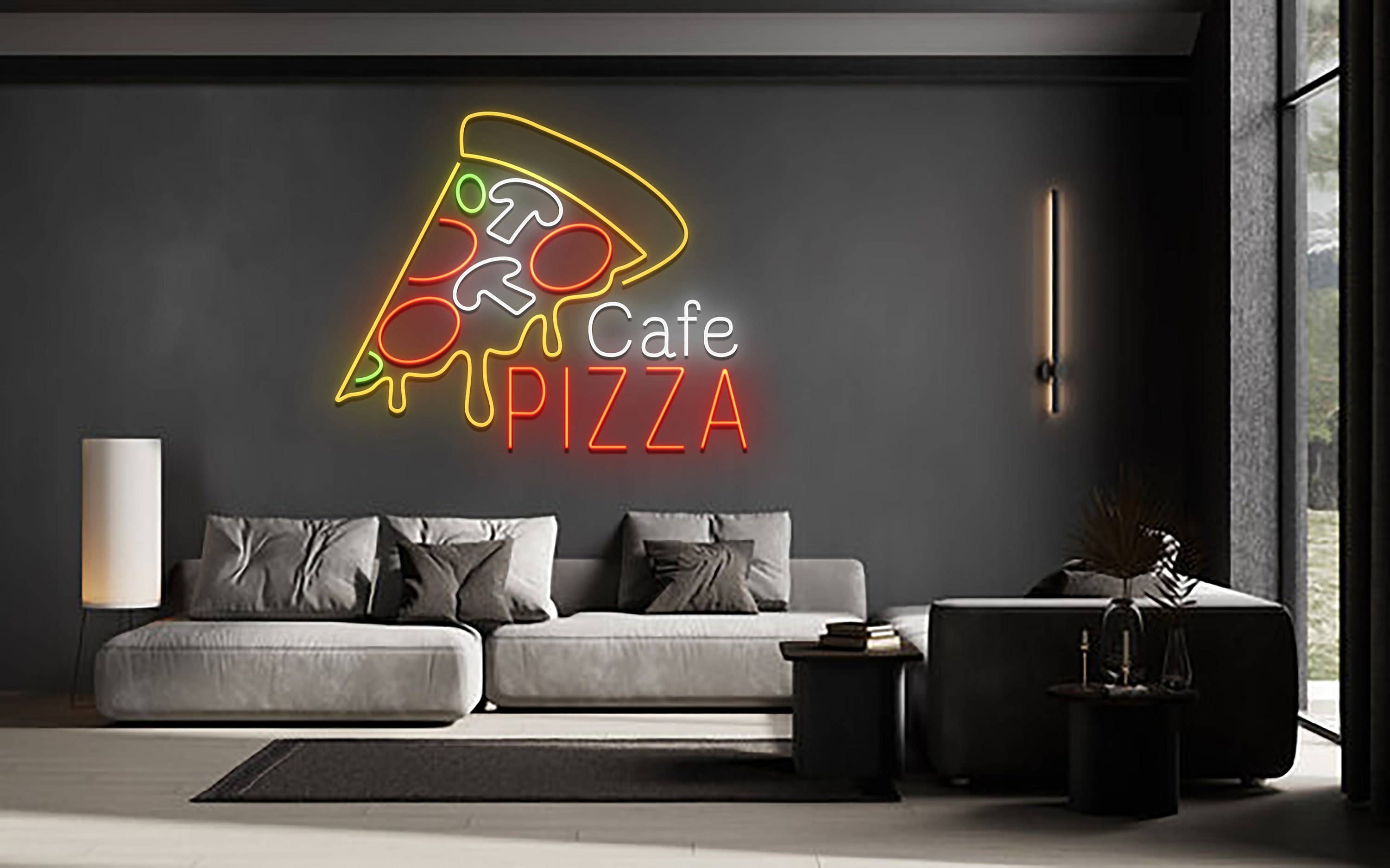 Pizza Wall Deco Neon Sign Restaurant Led Signboard