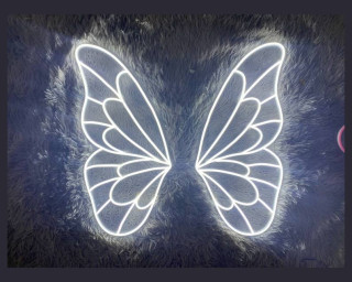 Butterfly Wings Neon Sign Bedroom Decor Party Decor