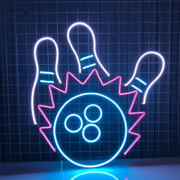 Bowling Ball Neon Sign Bowling Game Store Decor Signboard