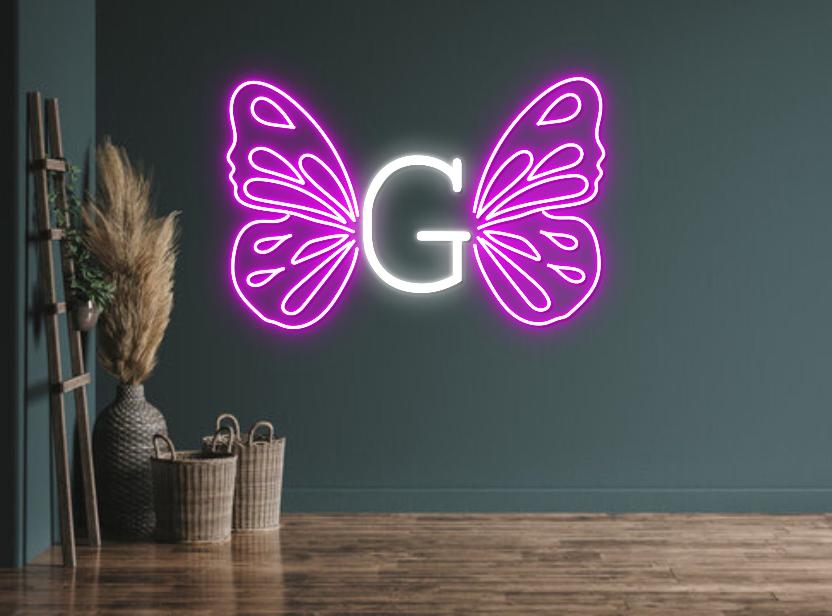 Personalized Butterfly Neon Sign Wall Decor