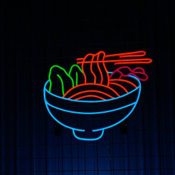 Ramen Bowl Neon Signs Noodle Restaurant Wall Decor