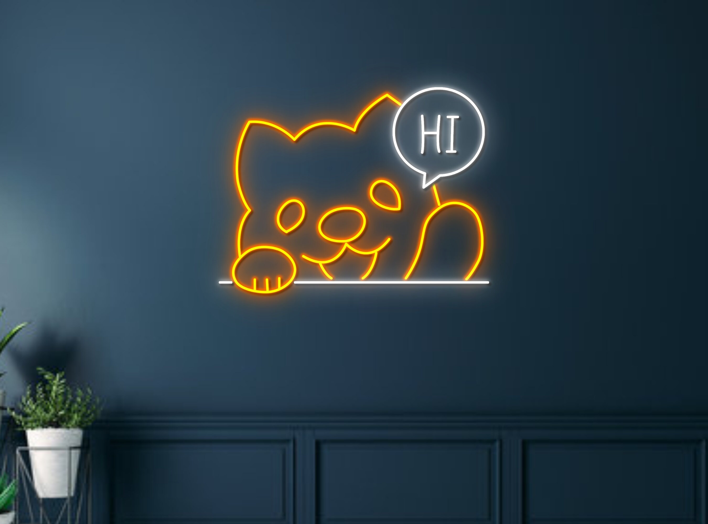 Shiba Inu Dog Neon Sign