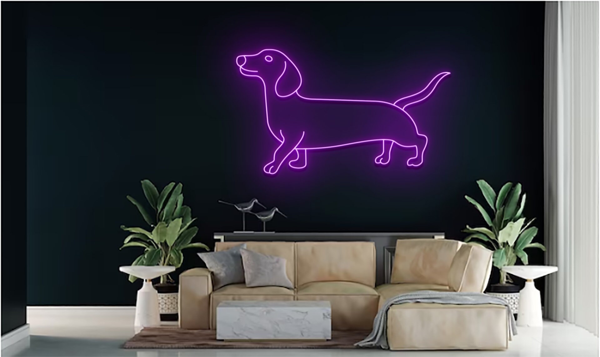 Sausage Dog Neon Sign