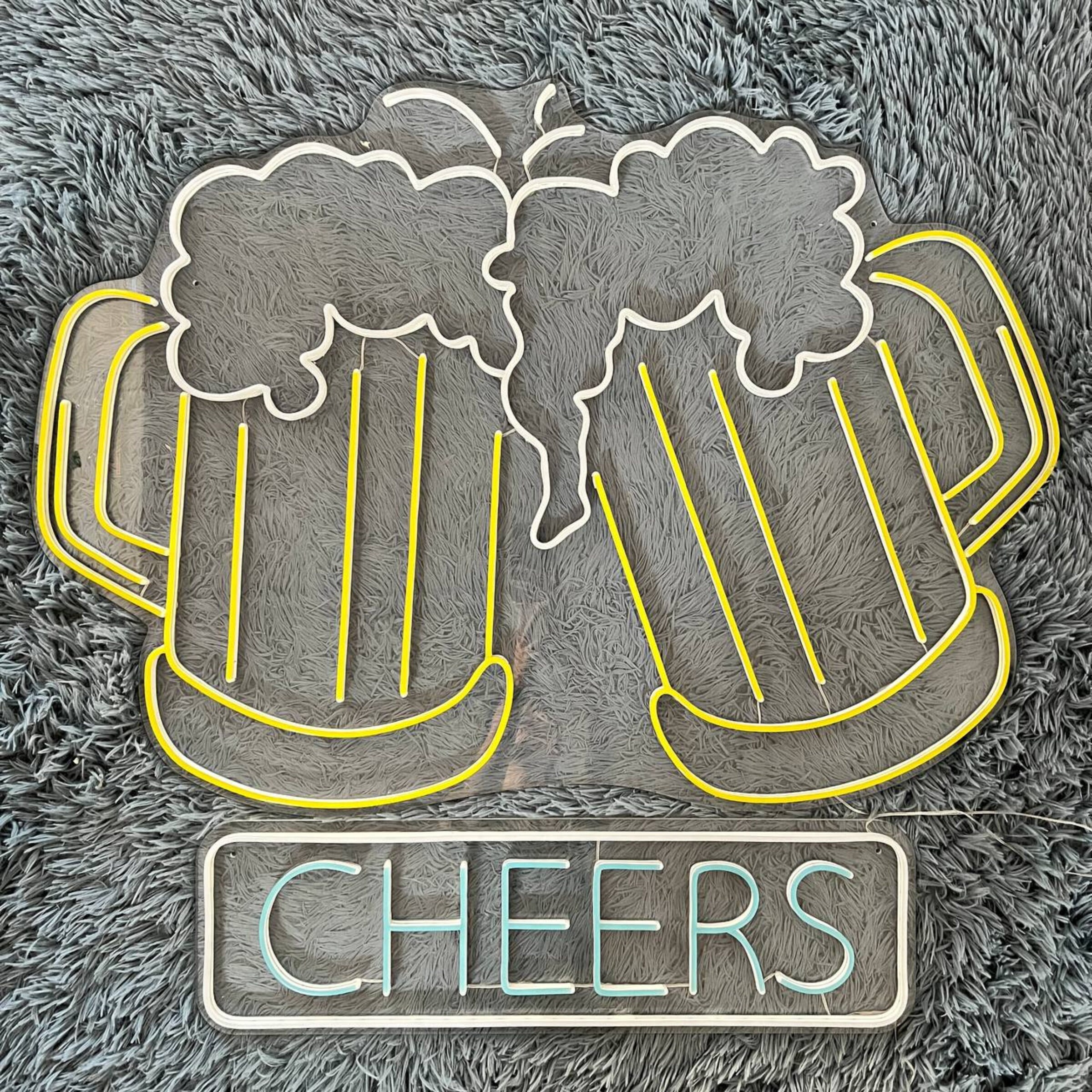 Custom Beer Glass Beer Mug Home Bar Club Neon Sign