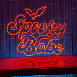 Spooky Babe Neon Signs Halloween Long-lasting Light Decor