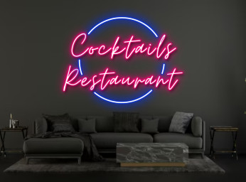 Cocktails and Restaurant Bar Pub Neon Signs
