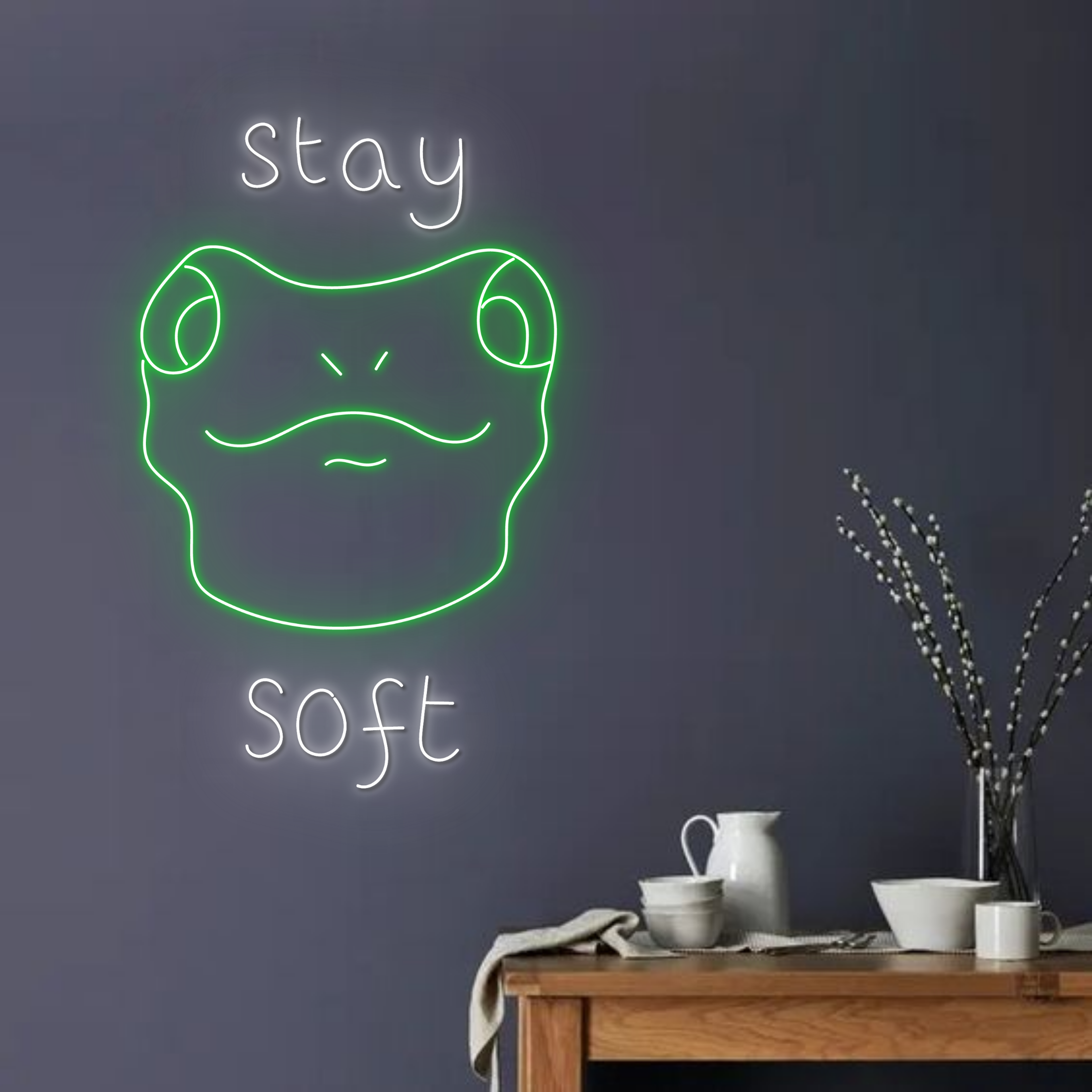 Frog Stay Soft Neon Sign Animal Long-lasting Lights Decor