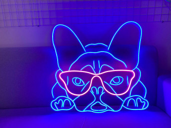 Pitbull Neon Sign Dog Neon Sign