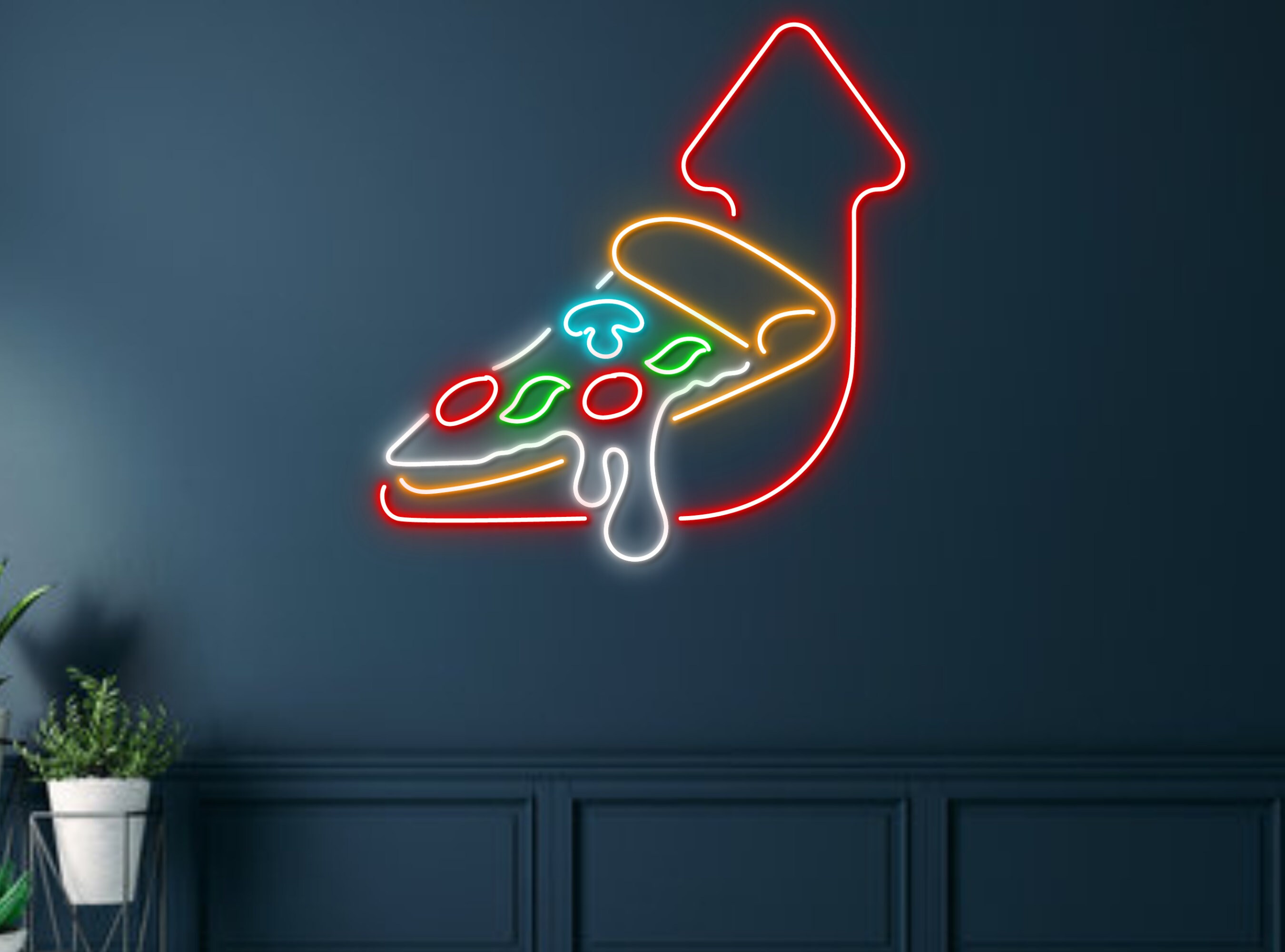 Pizza Slice Neon Signs