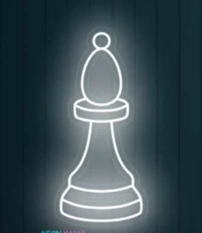Chess Neon Signs Hanging Sign Wall Art