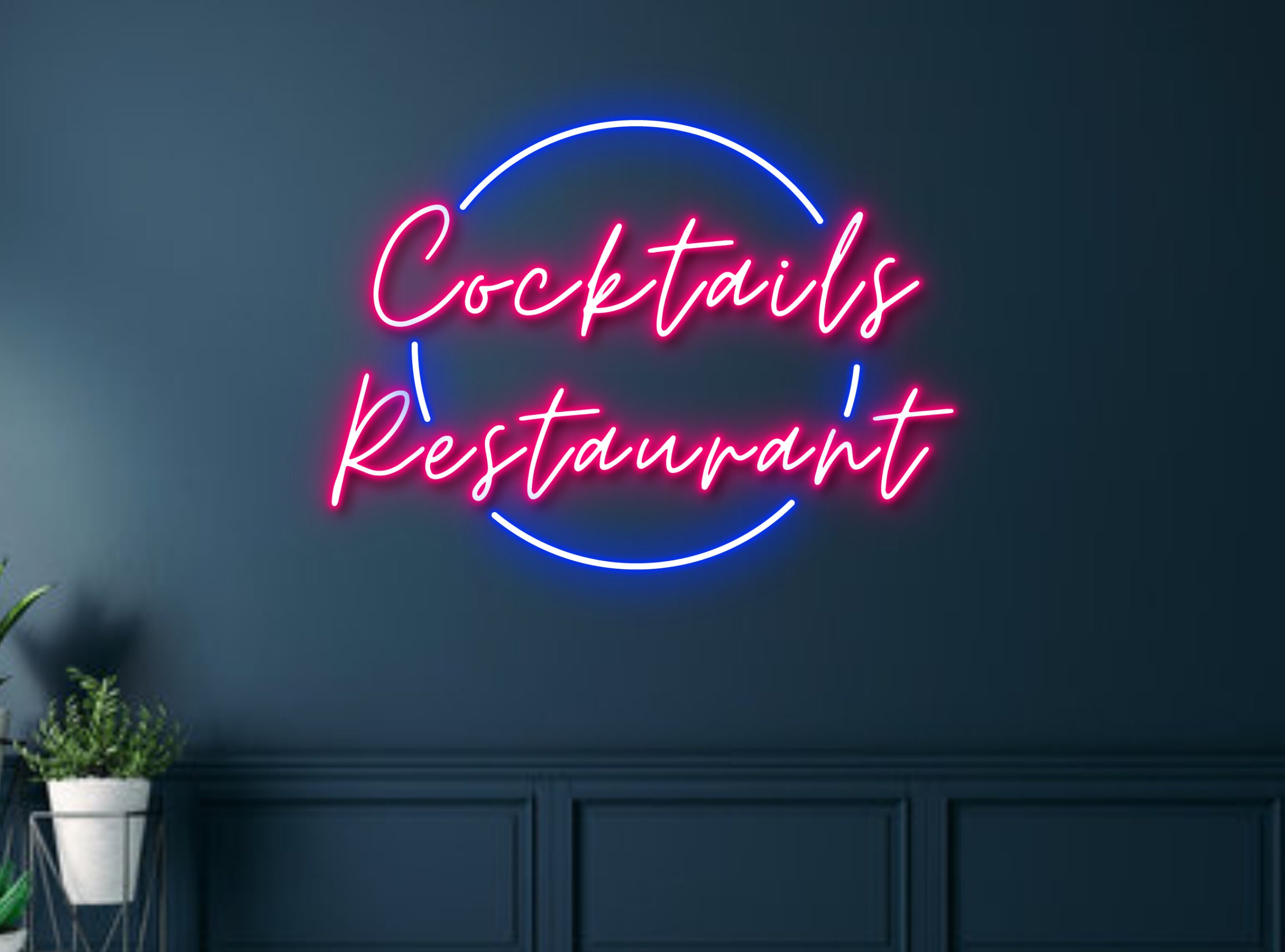 Cocktails and Restaurant Bar Pub Neon Signs