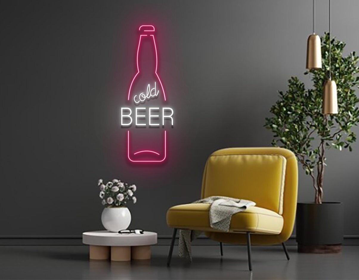 Cold Beer Party Pub Neon Signs