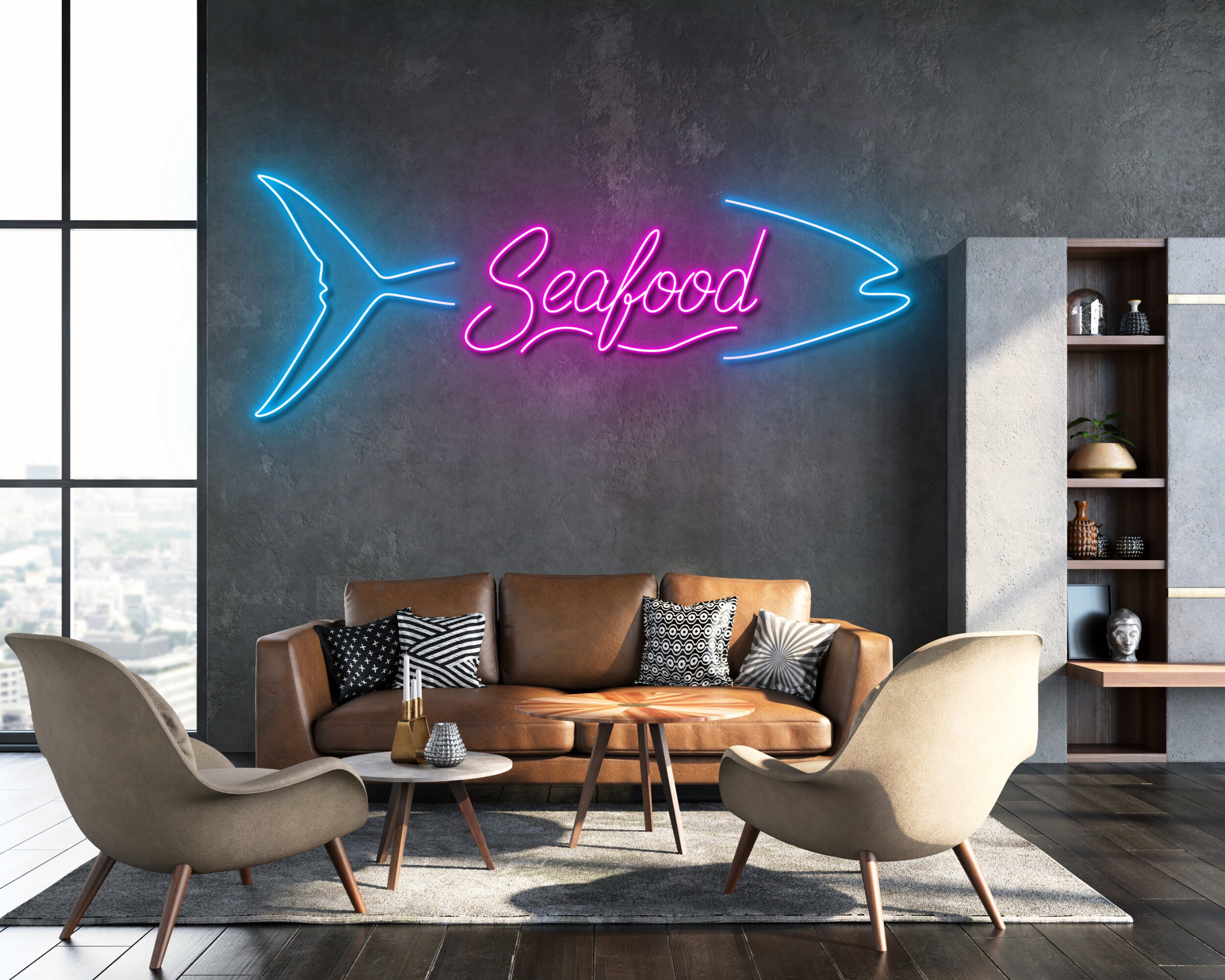 Seafood Neon Sign