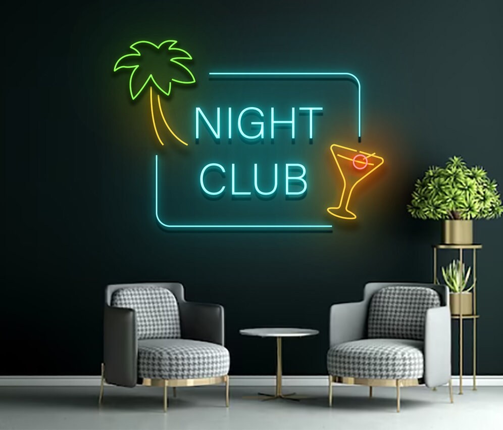 Night Club Neon Sign Bar Club Wall Decor