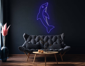 Dolphin Neon Sign Animal Sign Wall Decor