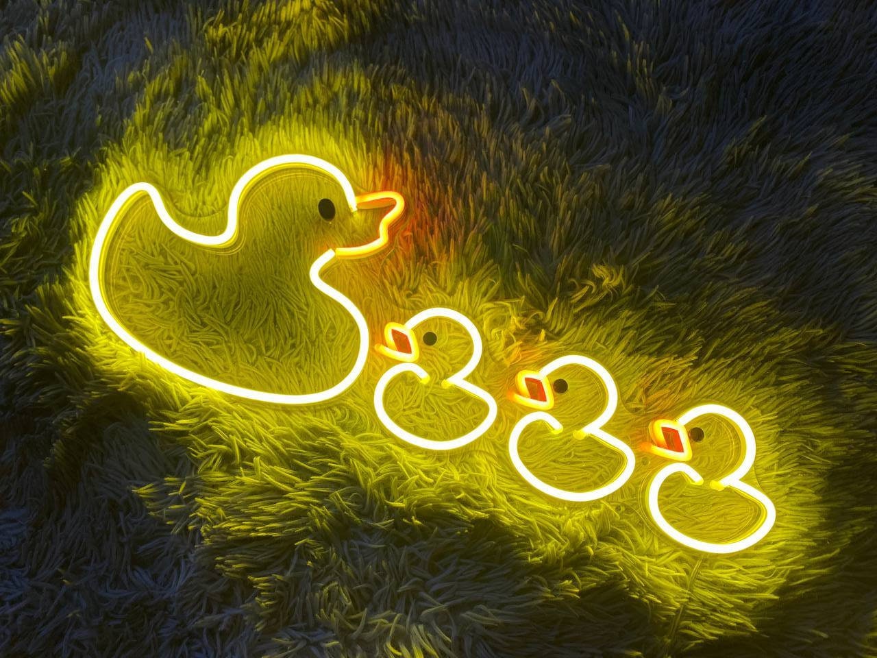 Duck Neon Signs Hanging Sign Wall Art