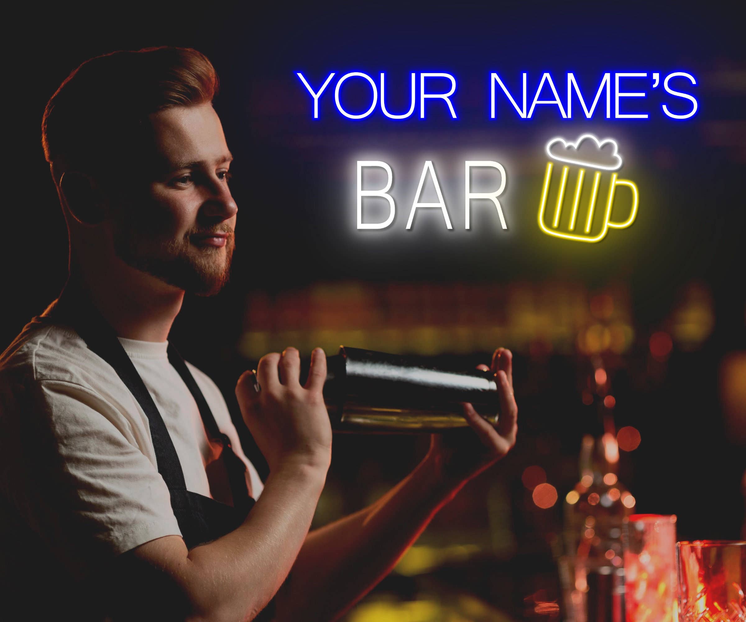 Custom Name Bar Pub Neon Signs Beer Pub Signboard