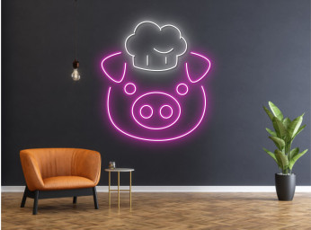 Pig Master Chef Neon Signs
