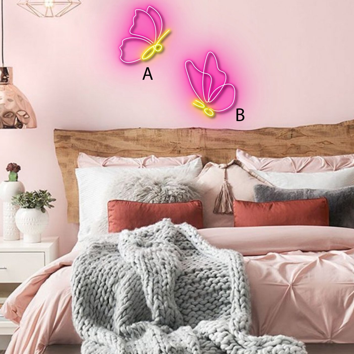 Butterfly Wings Neon Sign Wall Decoration Gift
