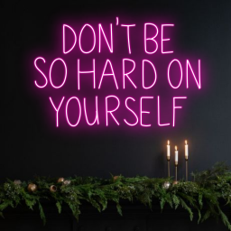 Motivation Quote Neon Sign Home Decor Long-lasting Lights