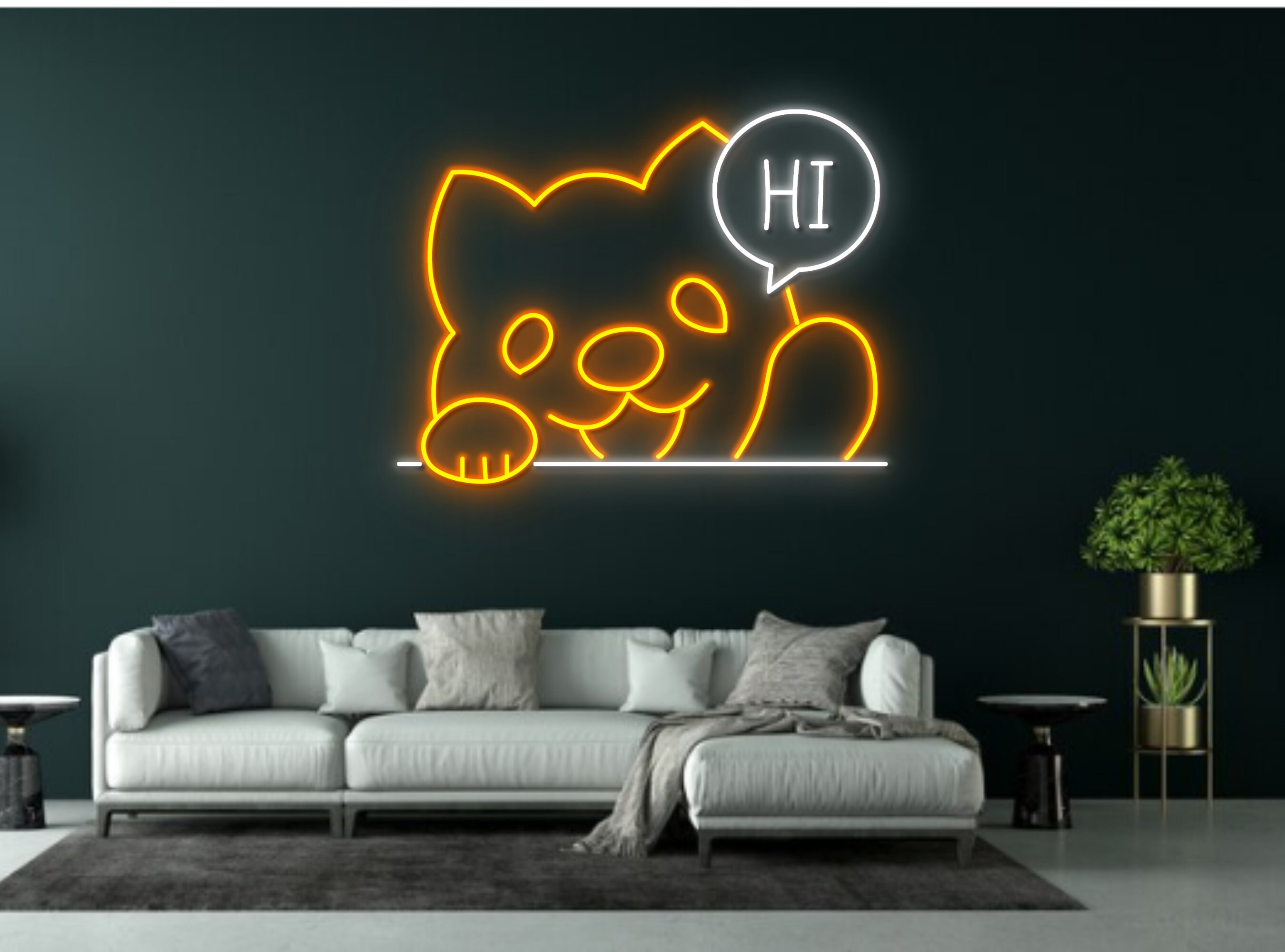 Shiba Inu Dog Neon Sign