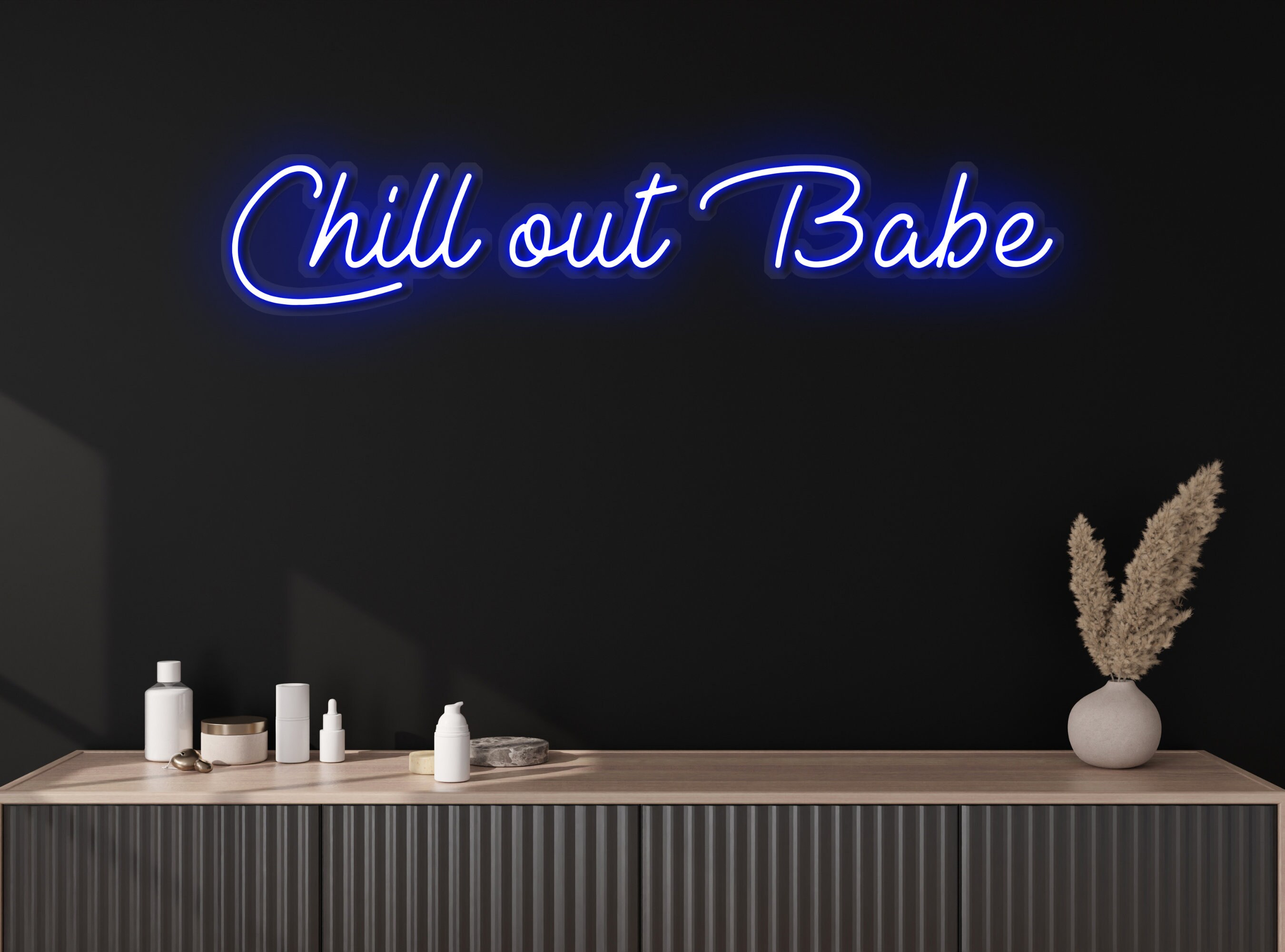 Chill Out Babe Neon Sign Neon Letters