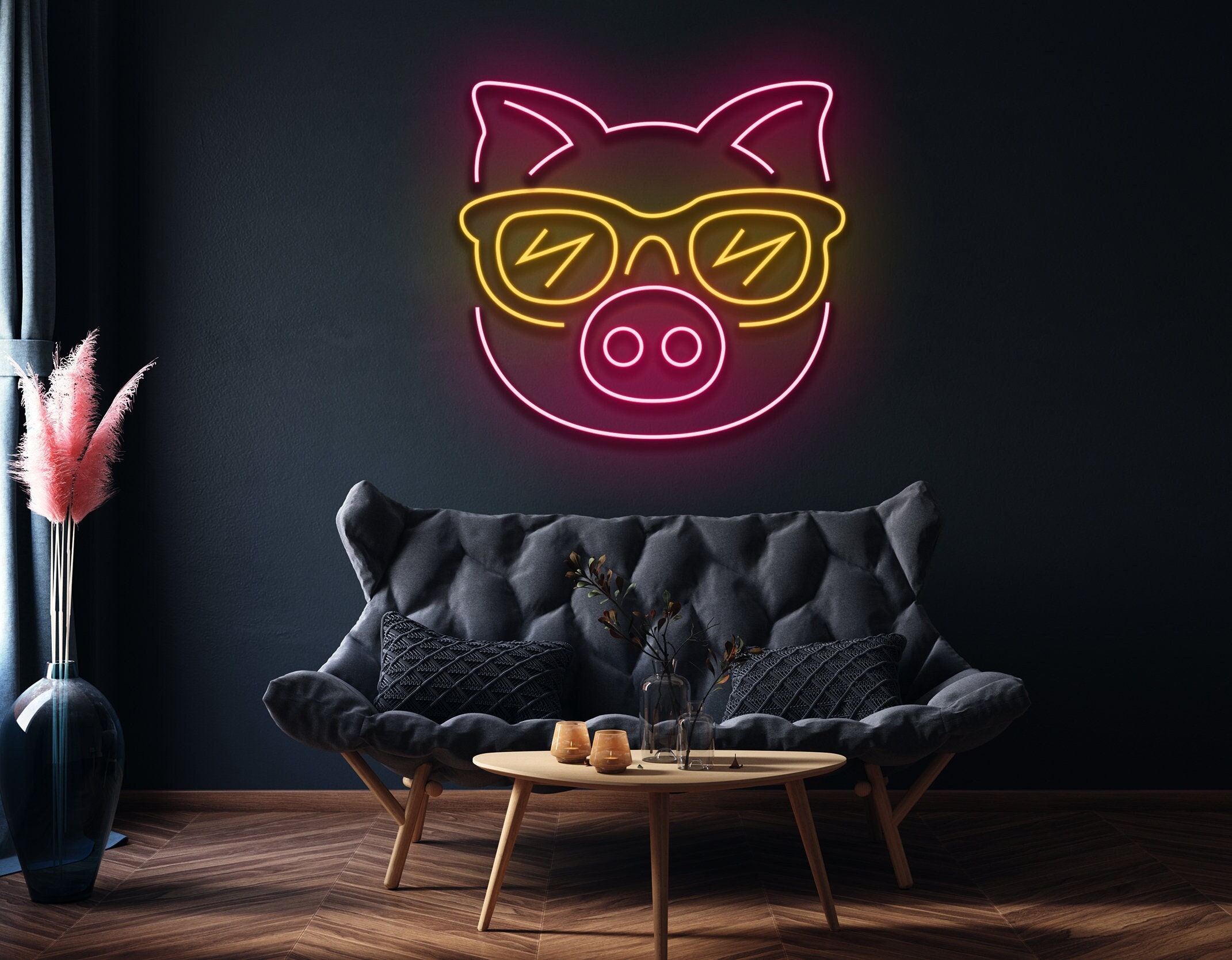 Cool Pig Neon Sign