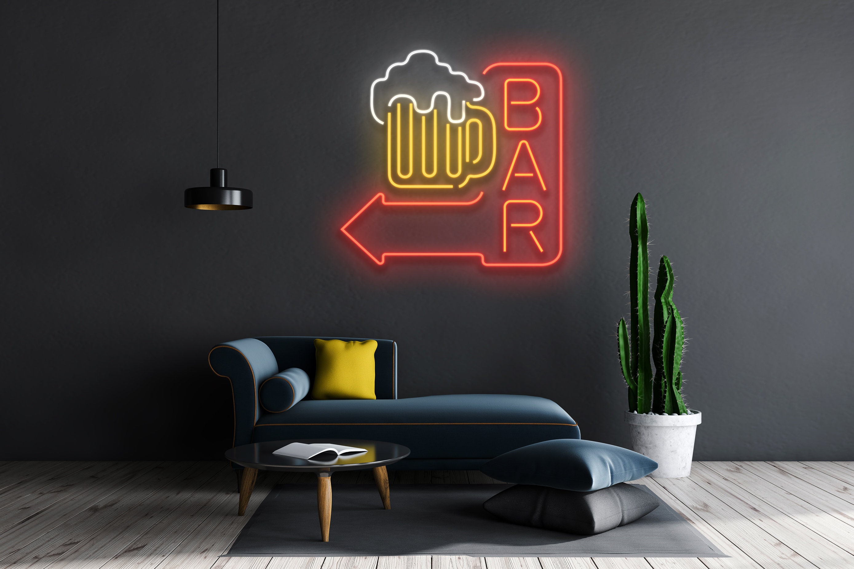 Beer Bar Neon Sign Business Decor
