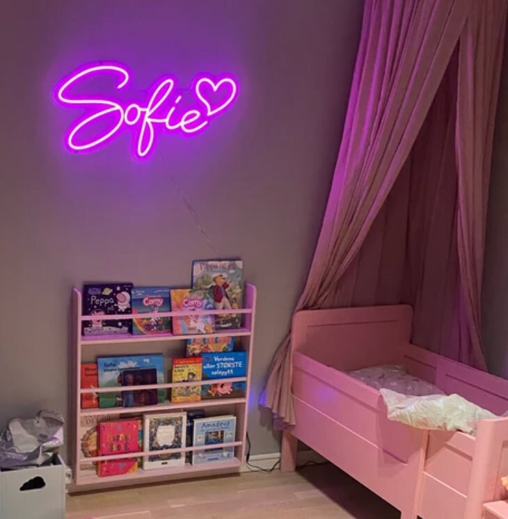 Infant Boy Personalized Neon Sign