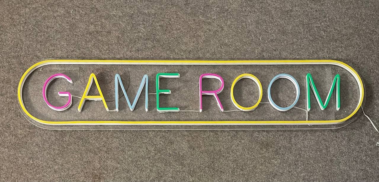 Game Room Neon Sign Arcade Store Long-lasting Wall Decor
