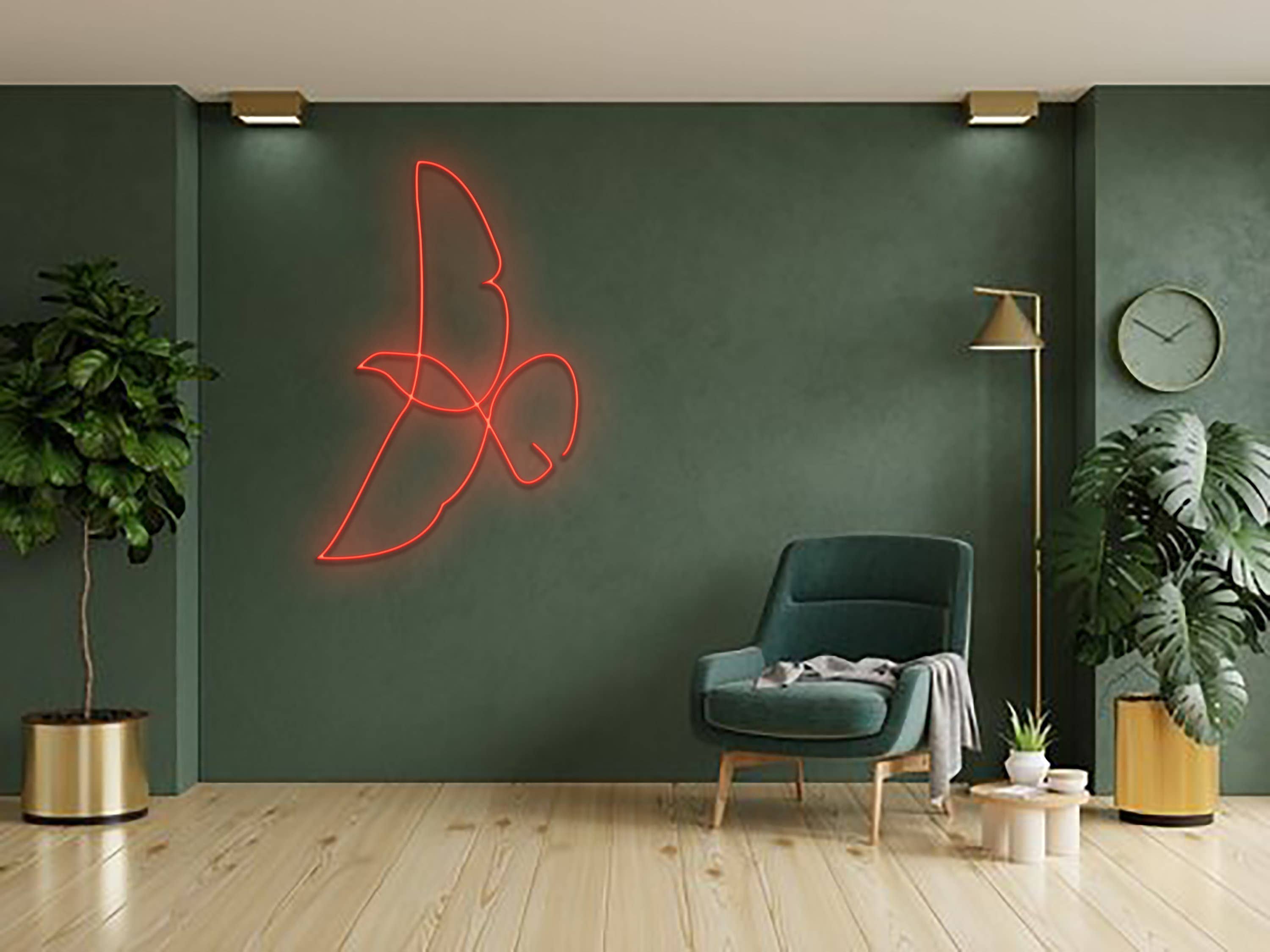 Eagle Neon Sign Head Eagle Football Wall Decor