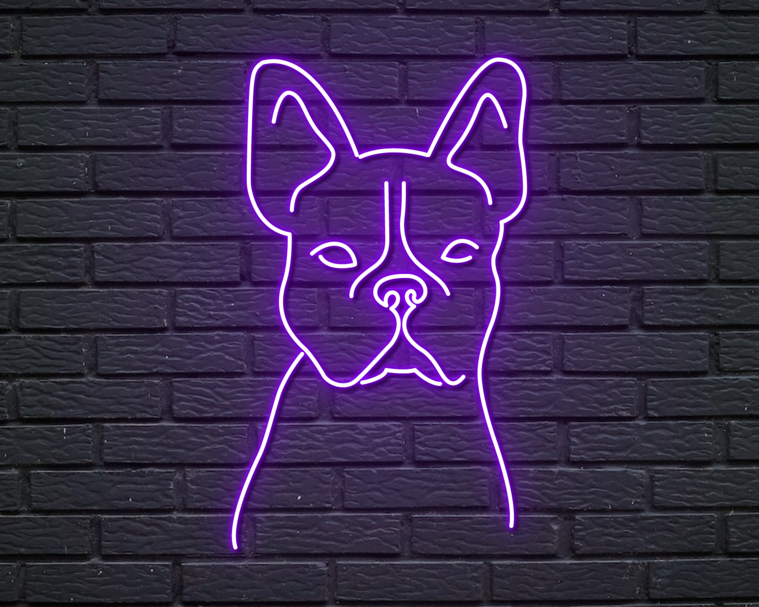 Pug Decor Gift Neon Sign
