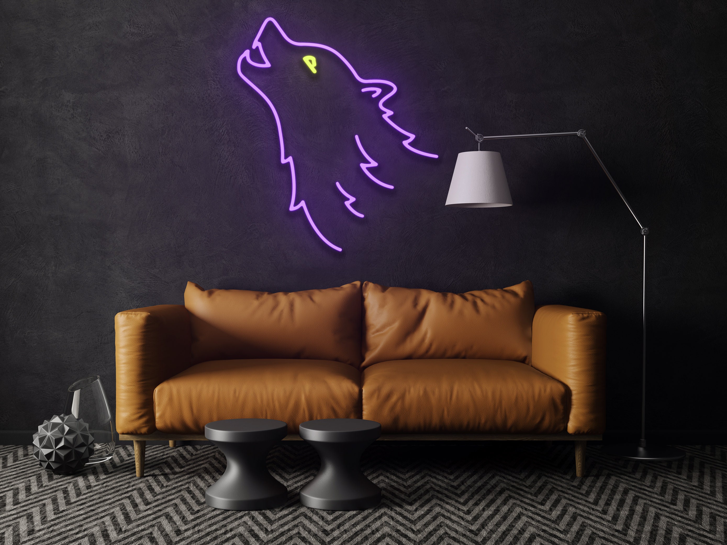 Wolf Neon Sign Wall Decoration Gift
