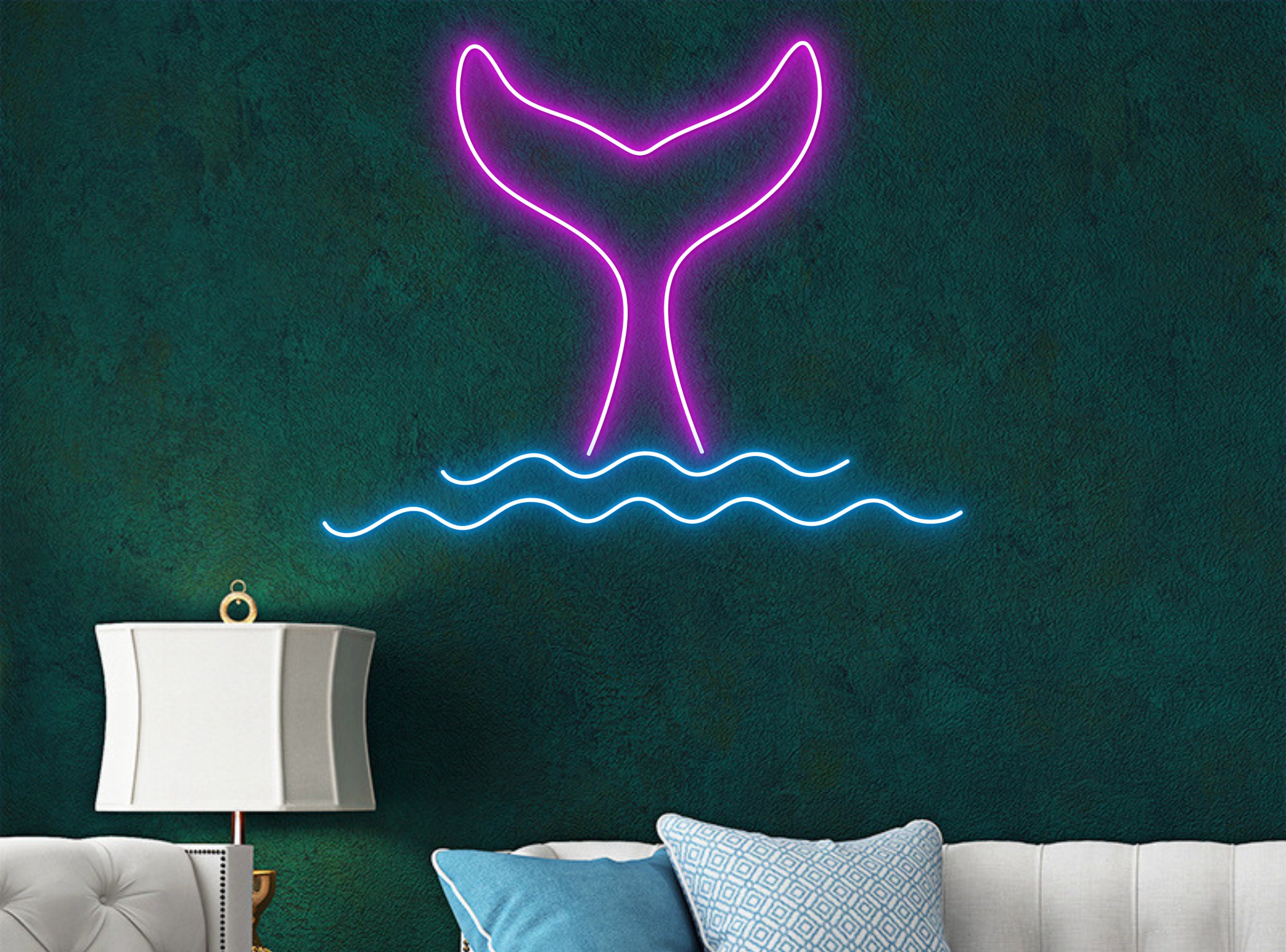 Symbol Swimming Mermaid Neon Sign Decor sign