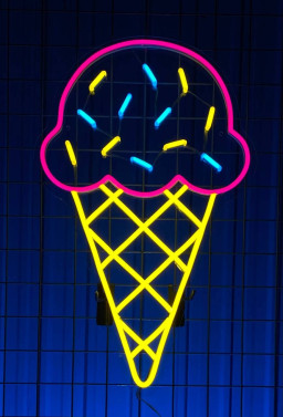 Ice Cream Neon Sign Ice Cream Parlor Sign Decor