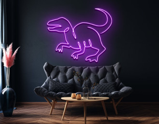 Dinosaur Neon Sign Wall Art Decor Gift
