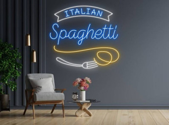 Spaghetti Restaurant Neon sign Led Lights Wall Decor