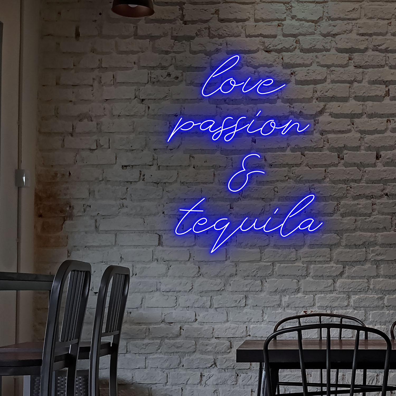 Love Passion And Tequila Neon LED Sign Bar Decor Wall Art