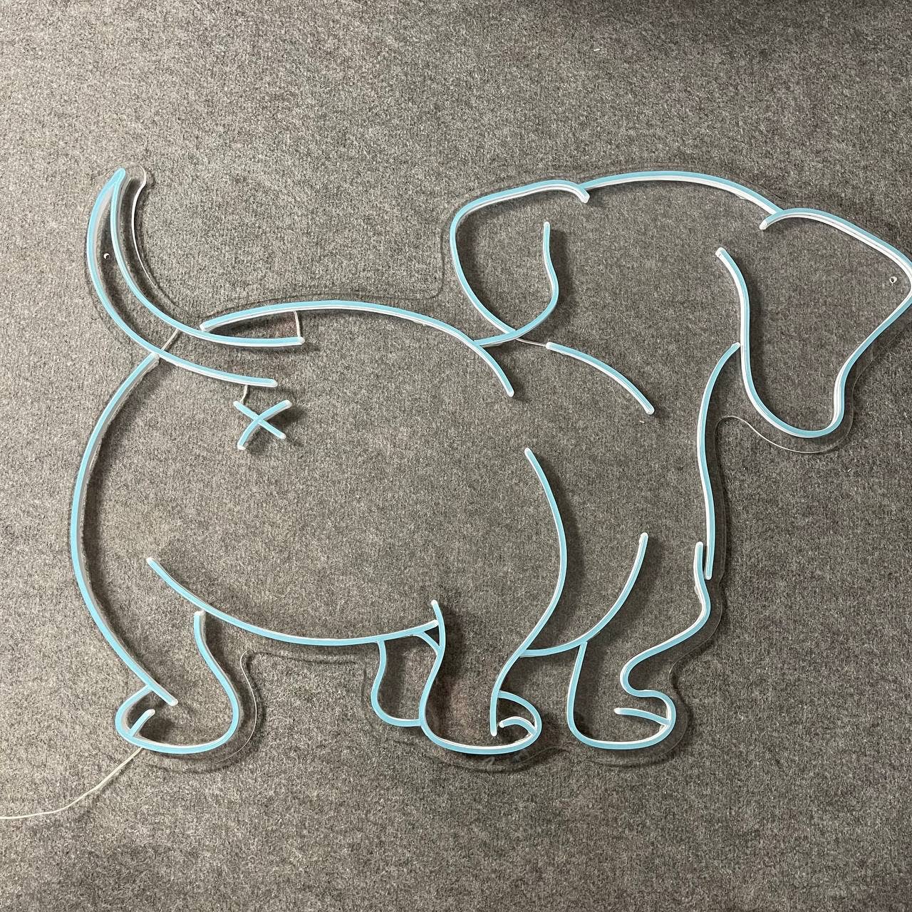 Dachshund Butt Neon Sign Animal Wall Decor