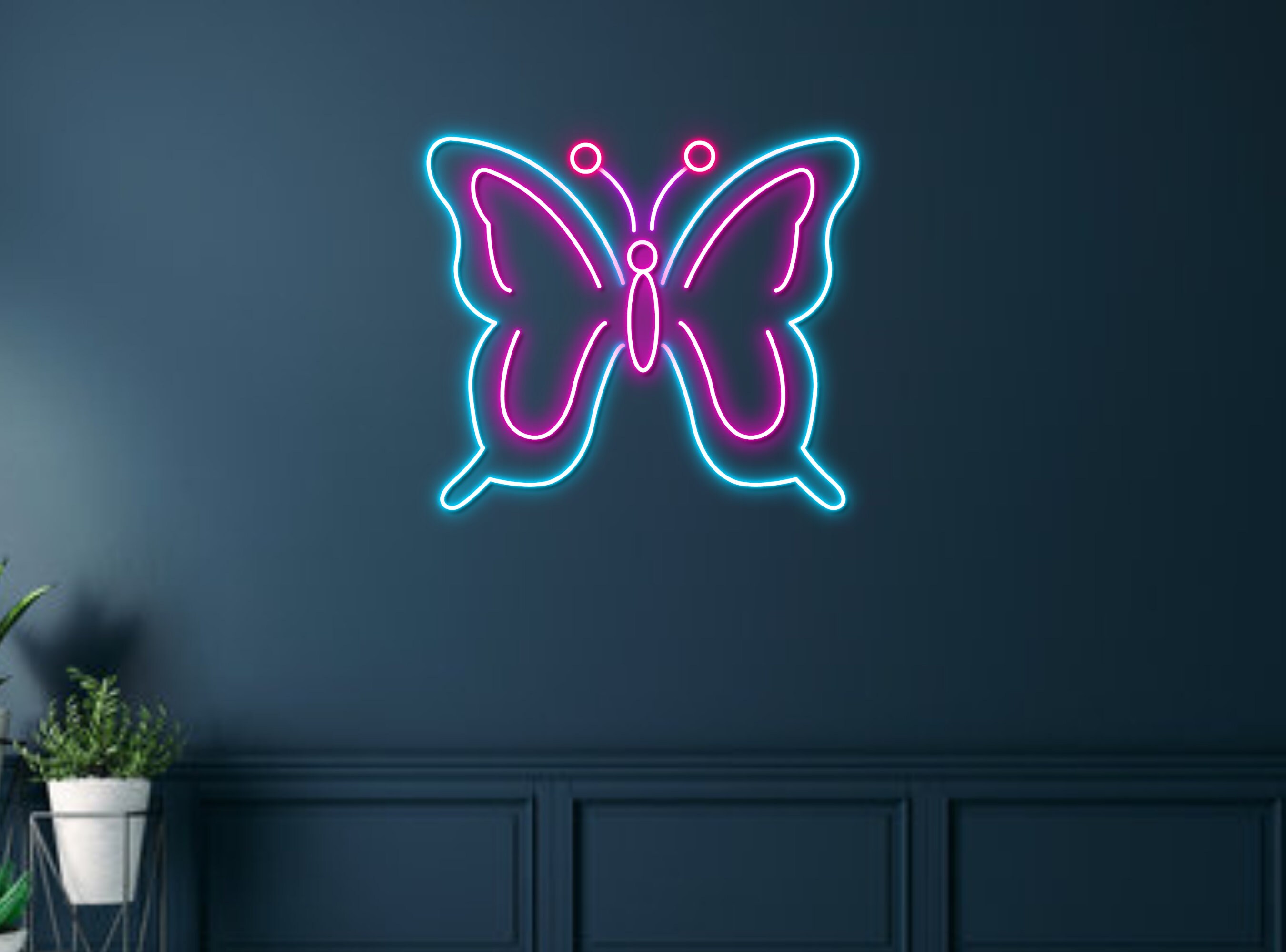 Butterfly Neon Sign Birthday Gifts