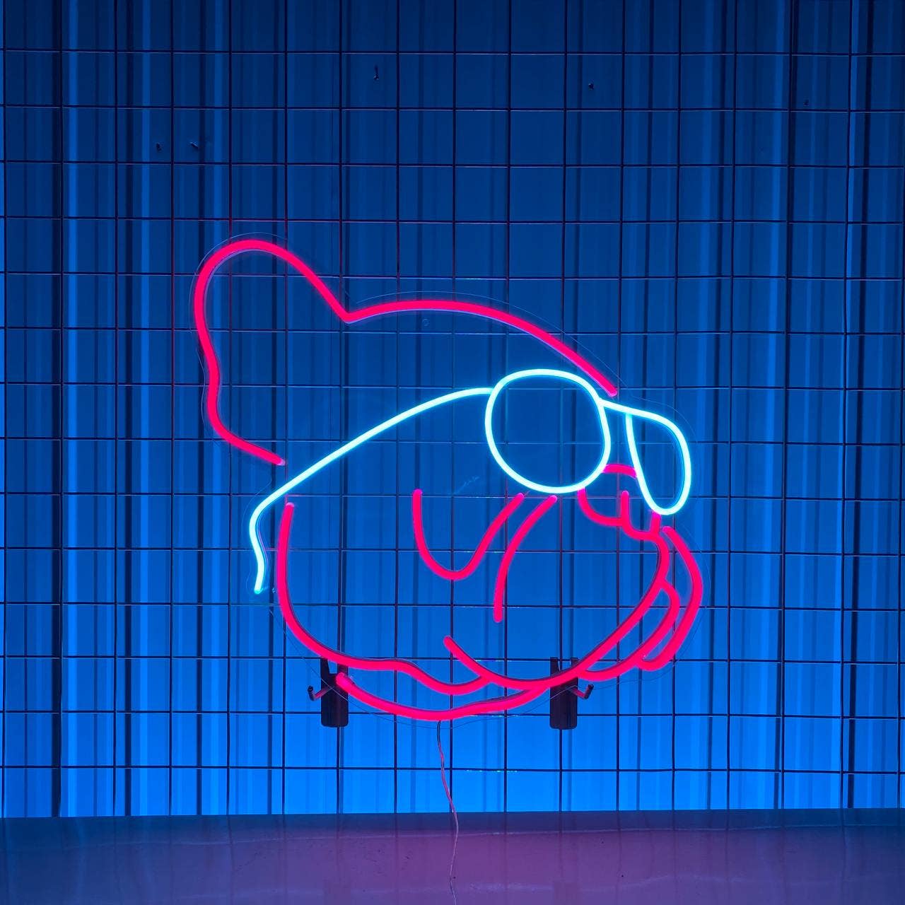BullDog Neon Sign Decor