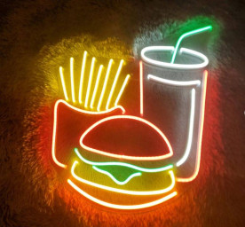Burger Neon Sign