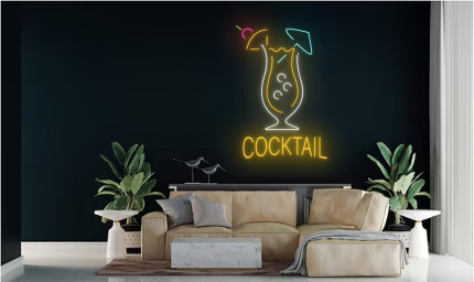Cocktails Bar Neon Signs Wall Signage