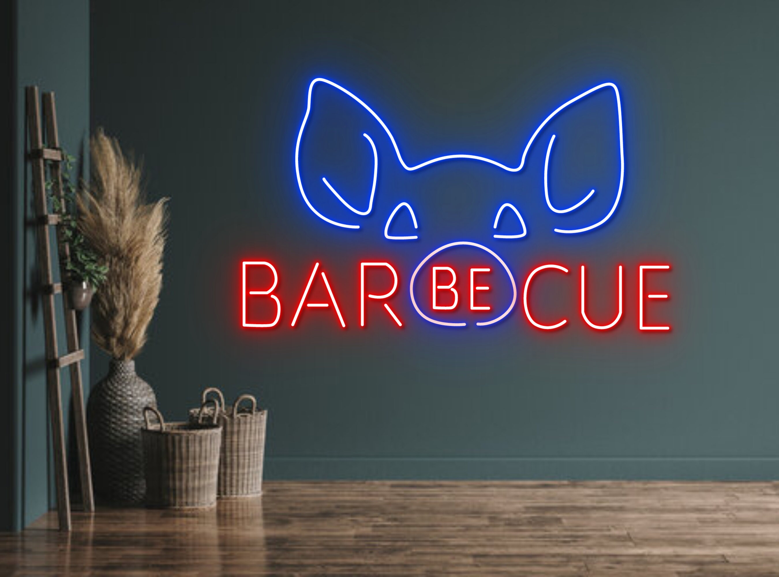 BBQ Restaurant Neon Sign Wall Decoration Gift